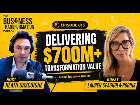 Lauren Spagnola-Robins – Former Technologist SVP turned Business Transformator reveals key delivering 700M delivery value Lauren Spagnola-Robins – Former Technologist SVP turned Business Transformator reveals key delivering 700M delivery value